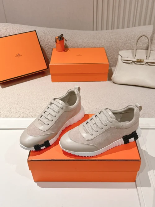 Hermes Suede Chunky Sneakers