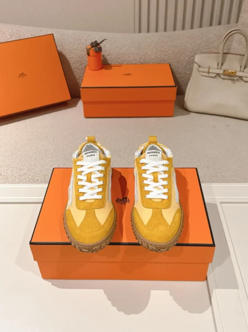 Hermes Suede Sneakers