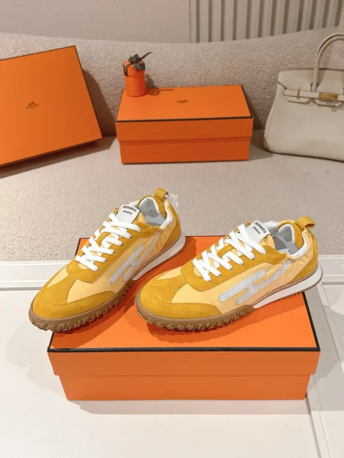 Hermes Suede Sneakers