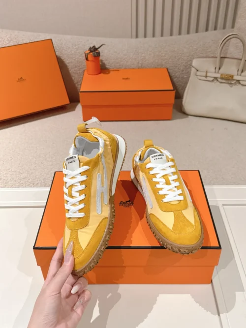 Hermes Suede Sneakers