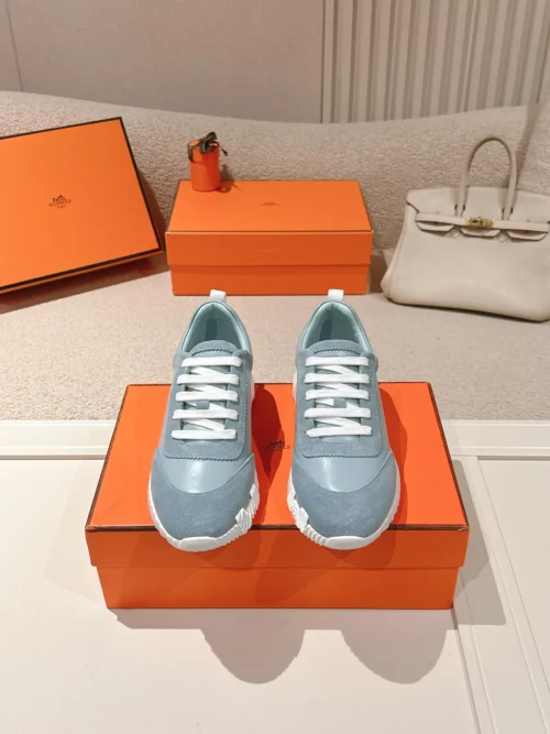 Hermes Suede Chunky Sneakers