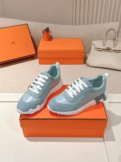 Hermes Suede Chunky Sneakers