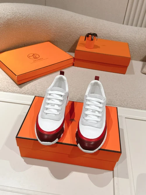 Hermes Suede Chunky Sneakers