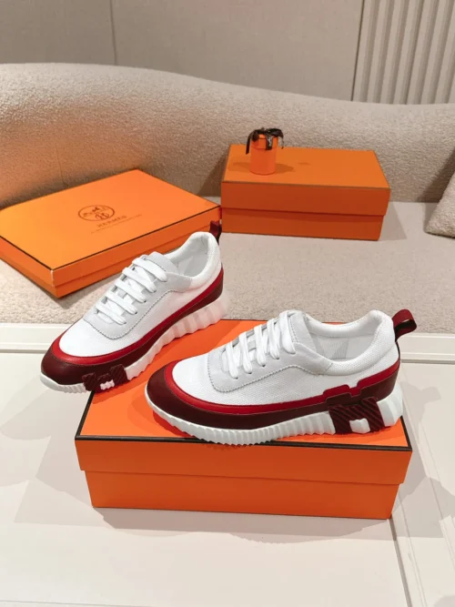 Hermes Suede Chunky Sneakers