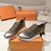 Hermes Suede Chunky Sneakers