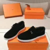 Hermes Suede Loafers