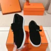 Hermes Suede Loafers