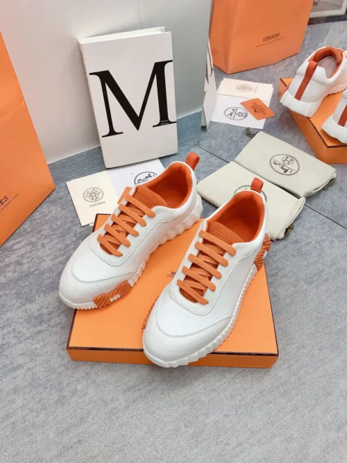 Hermes Bouncing Suede Sneakers
