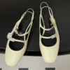 Hermes Square-Toe Slingback Sandals