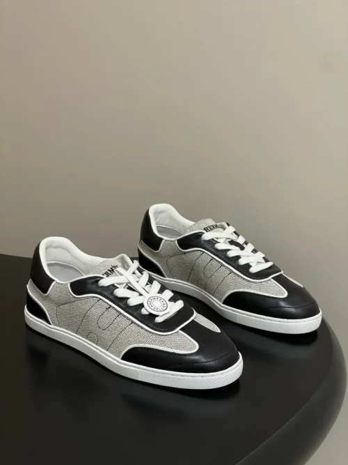Hermes Lambskin Lace-Up Trainers