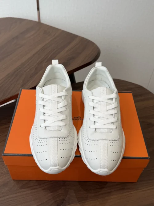Hermes Suede Sneakers