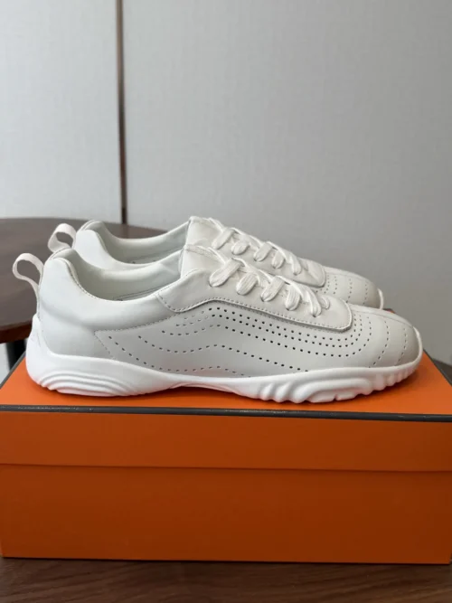 Hermes Suede Sneakers