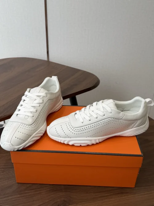 Hermes Suede Sneakers
