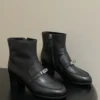 Hermes Suede Ankle Boots