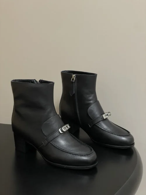 Hermes Suede Ankle Boots