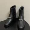 Hermes Suede Ankle Boots