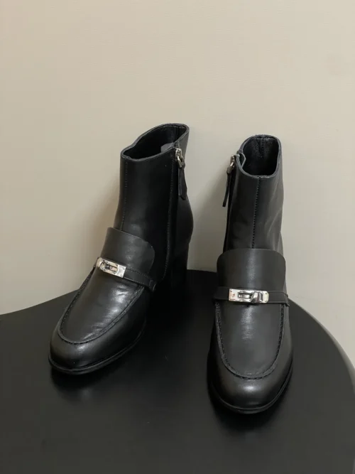 Hermes Suede Ankle Boots