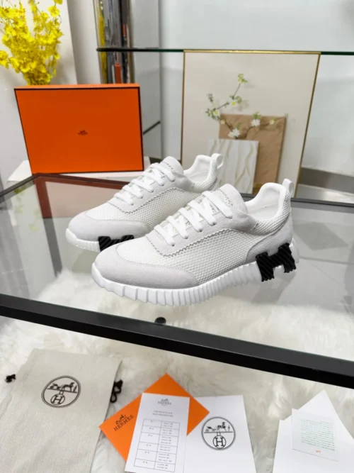 Hermes Leather Sneakers