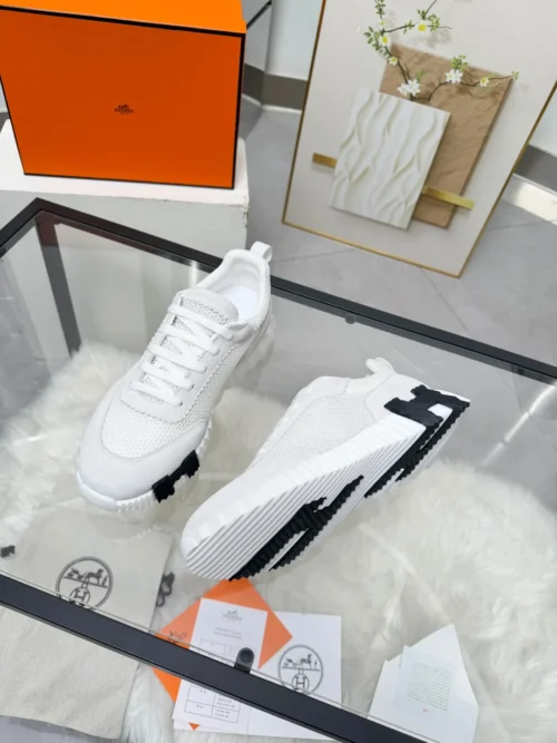 Hermes Leather Sneakers