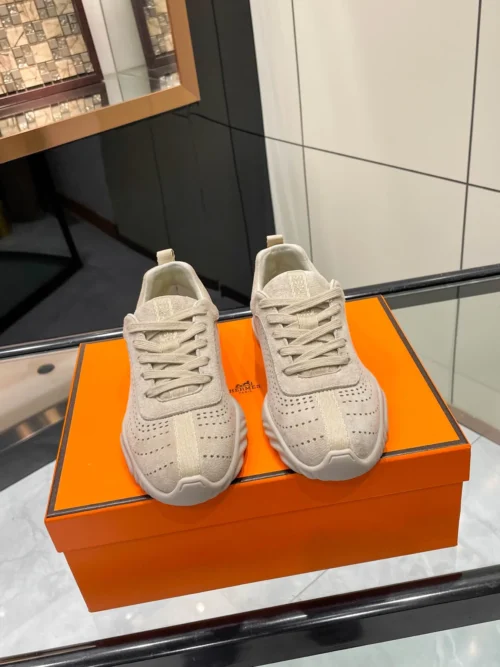 Hermes Suede Sneakers