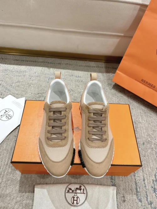 Hermes Suede Sneakers