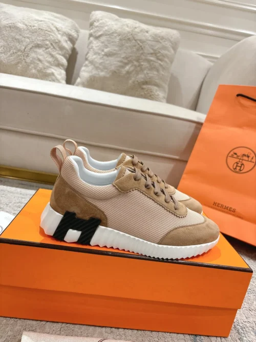 Hermes Suede Sneakers