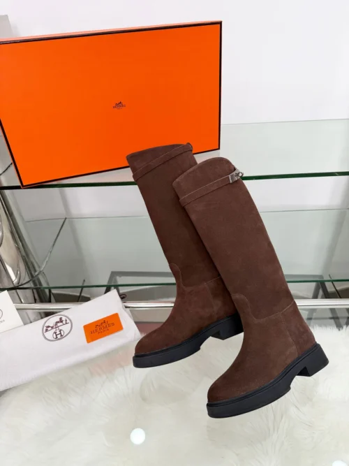Hermes Leather Riding Boots