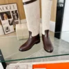 Hermes Leather Riding Boots