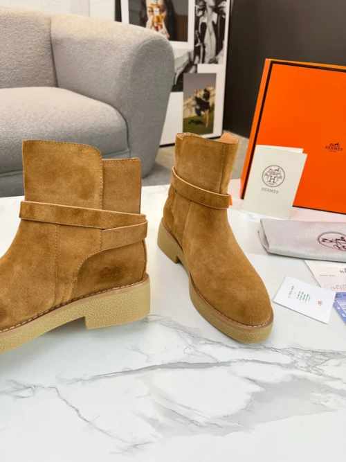 Hermes Leather Riding Boots
