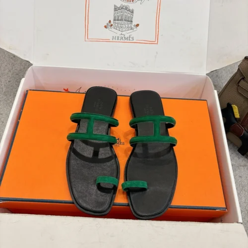 Hermes Suede Sandals