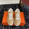 Hermes Lace-Up Low-Top Sneakers