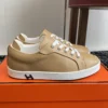 Hermes Lace-Up Low-Top Sneakers