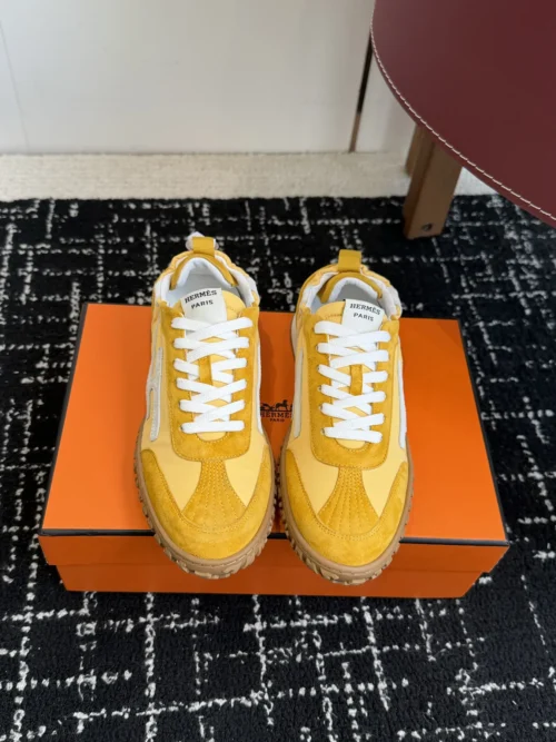 Hermes Suede Sneakers