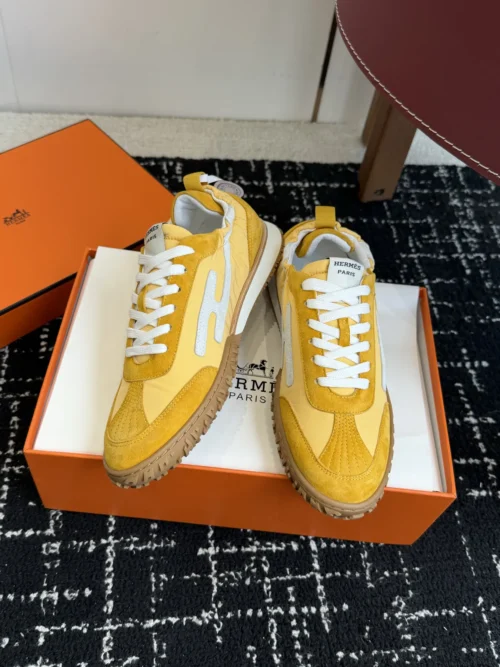 Hermes Suede Sneakers