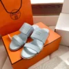 Hermes Leather Slides