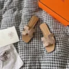 Hermes Crystal-Embellished Shoes