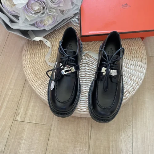 Hermes Lambskin Shoes