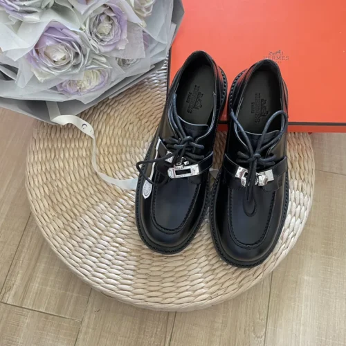 Hermes Lambskin Shoes
