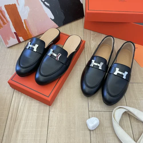 Hermes Lambskin Shoes