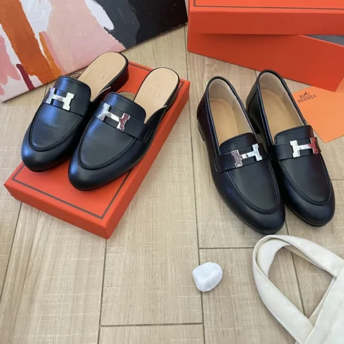 Hermes Lambskin Shoes