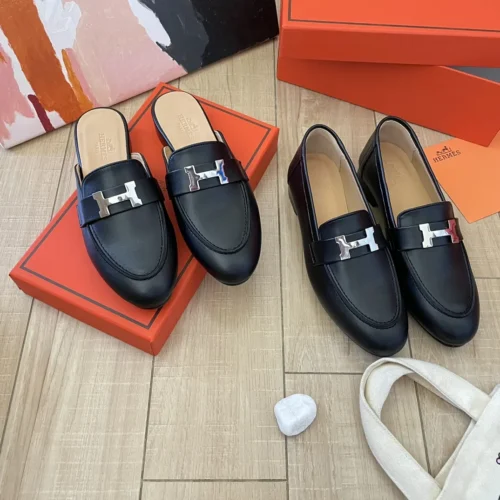 Hermes Lambskin Shoes