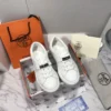Hermes Lambskin Low-Top Sneakers