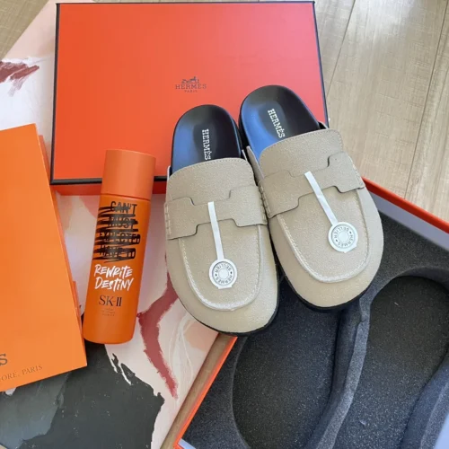 Hermes Lambskin Shoes