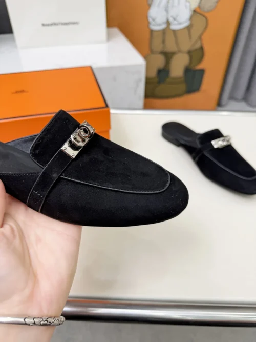 Hermes Lambskin Shoes