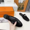 Hermes Lambskin Shoes