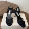 Jimmy Choo Lambskin Heeled Sandals
