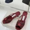 Jimmy Choo Lambskin Pointed-Toe Crystal-Embellished Heeled Sandals