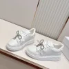 Jimmy Choo Diamond Lace-Up Crystal-Embellished Sneakers