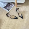 Jimmy Choo Pointed-Toe Crystal-Embellished Shoes
