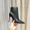 Christian Louboutin Leather Pointed-Toe Boots